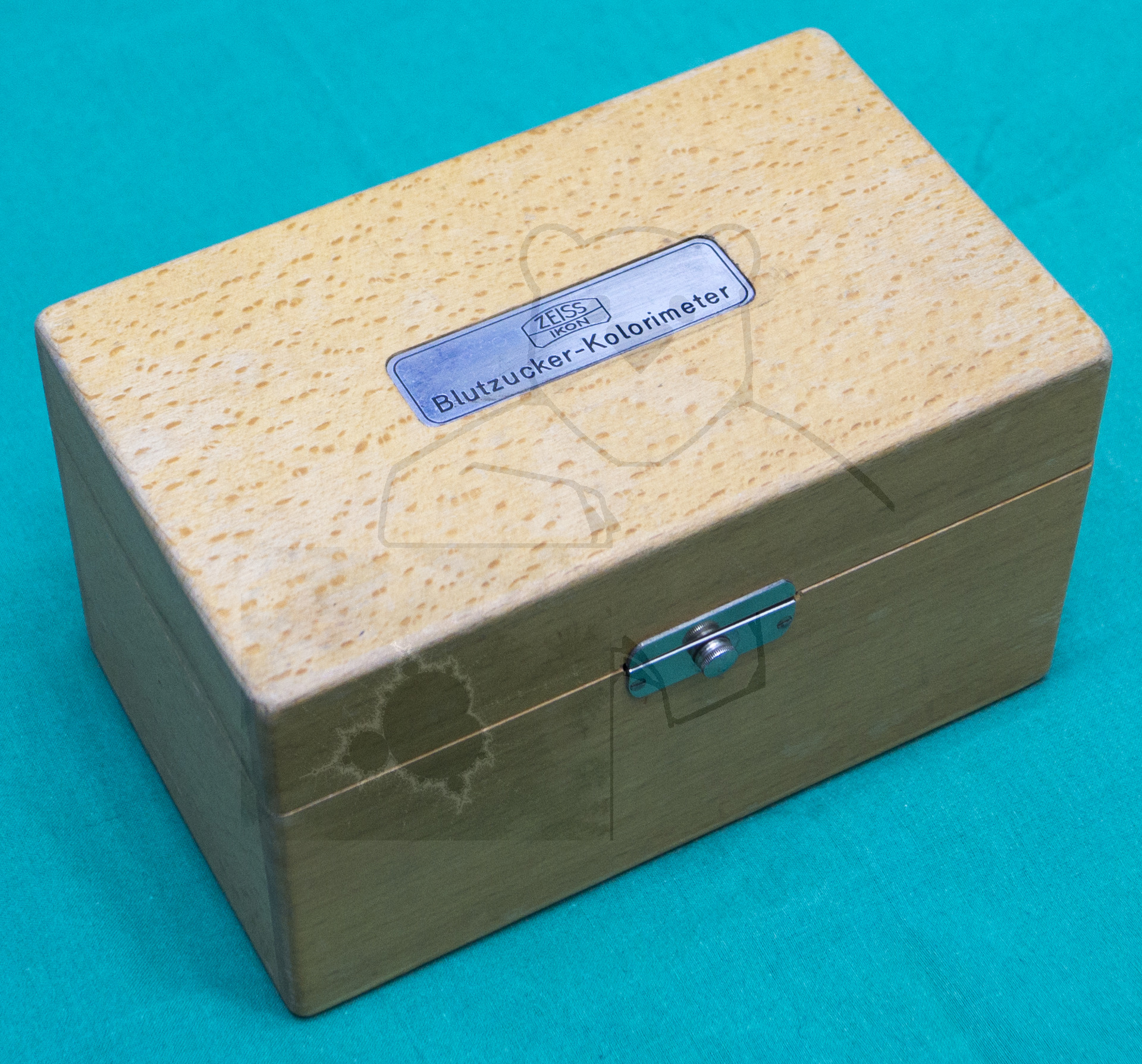 Blutzucker Kolorimeter, Aufbewahrungsbox, geschlossen